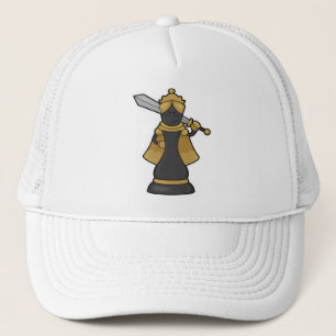 Chess biet Queen vid Chess med Sword Keps