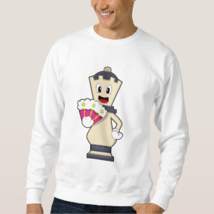 Chess biet Queen vid Chess.PNG Lång Ärmad Tröja