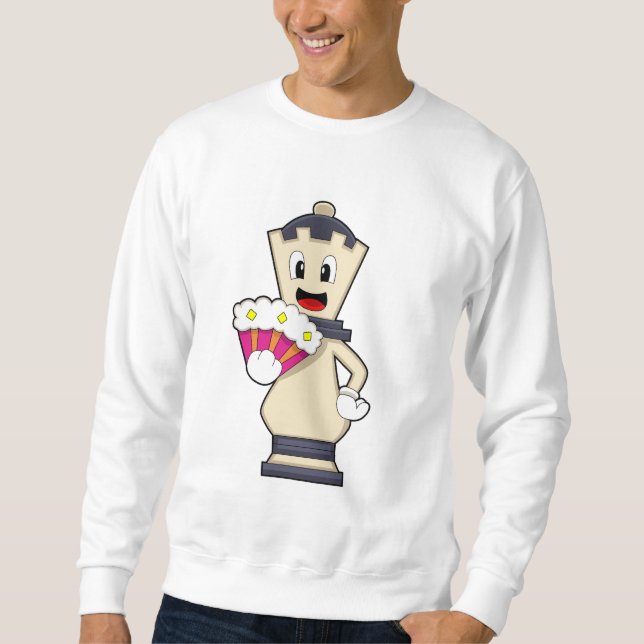 Chess biet Queen vid Chess.PNG Lång Ärmad Tröja (Framsida)