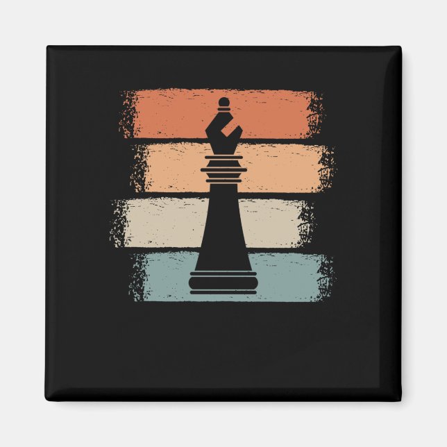 Chess Biet Retro Magnet (Framsidan)