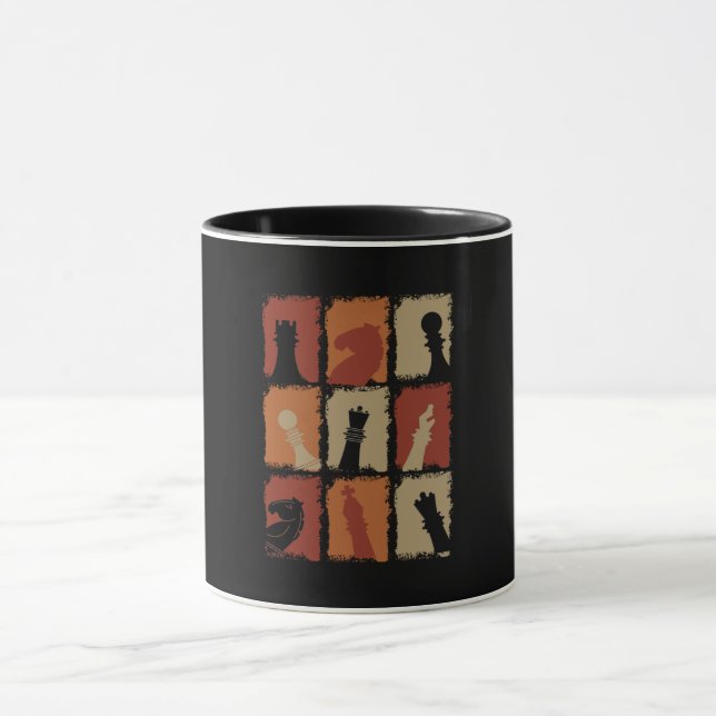 Chess Biet Retro Mugg (Center)