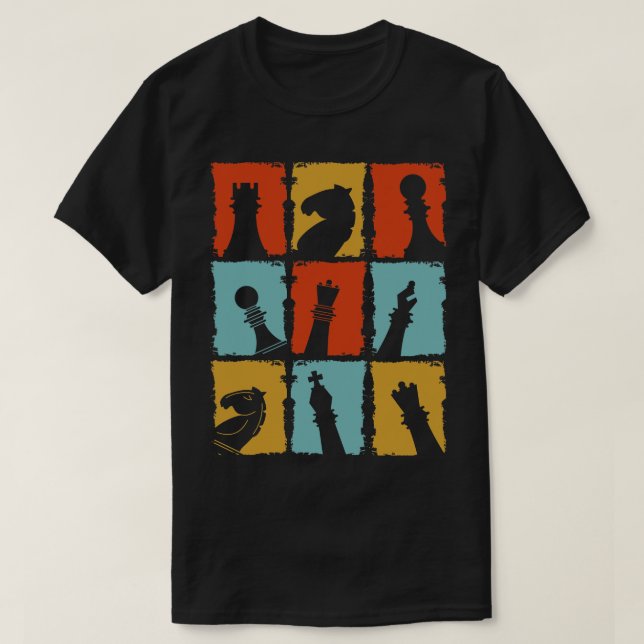 Chess Biet Retro T Shirt (Design framsida)