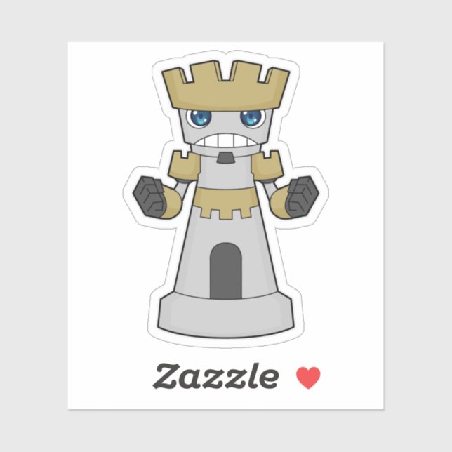 Chess biet Rook Chess Klistermärken (Ark)