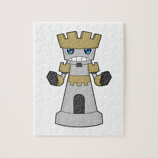 Chess biet Rook Chess Pussel (Vertikal)