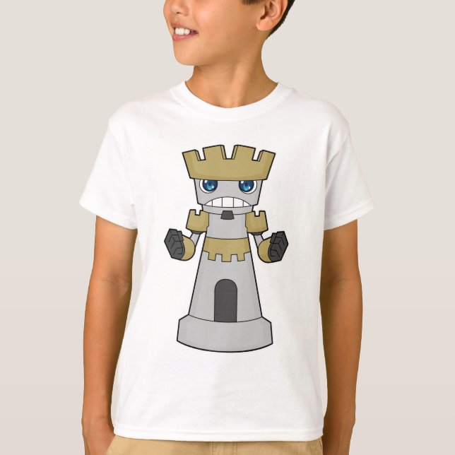 Chess biet Rook Chess T Shirt (Framsida)
