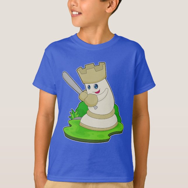 Chess biet Rook Chess T Shirt (Framsida)