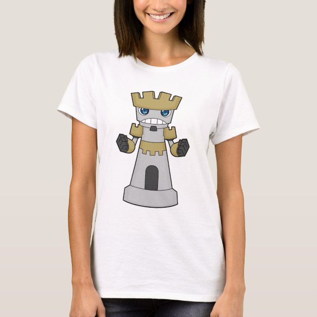 Chess biet Rook Chess T Shirt (Framsida)