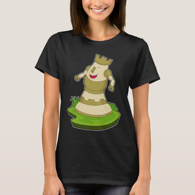 Chess biet Rook Chess T Shirt (Framsida)