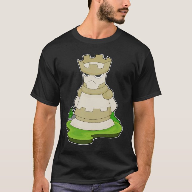 Chess biet Rook Chess T Shirt (Framsida)
