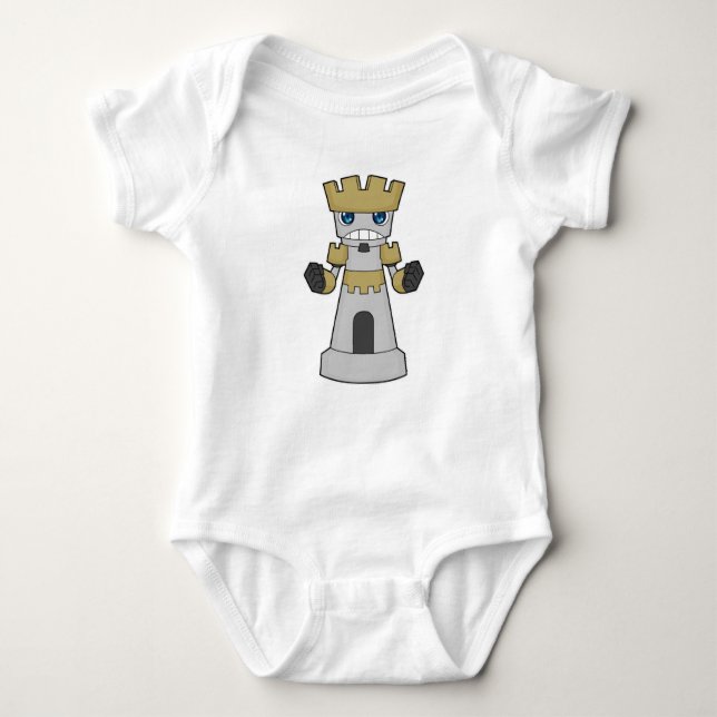 Chess biet Rook Chess T Shirt (Framsida)