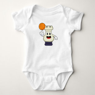 Chess biet Rook vid Basketball Sports T Shirt