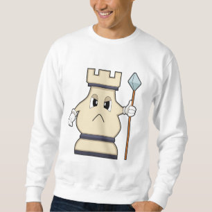 Chess biet Rook vid Chess.PNG Lång Ärmad Tröja