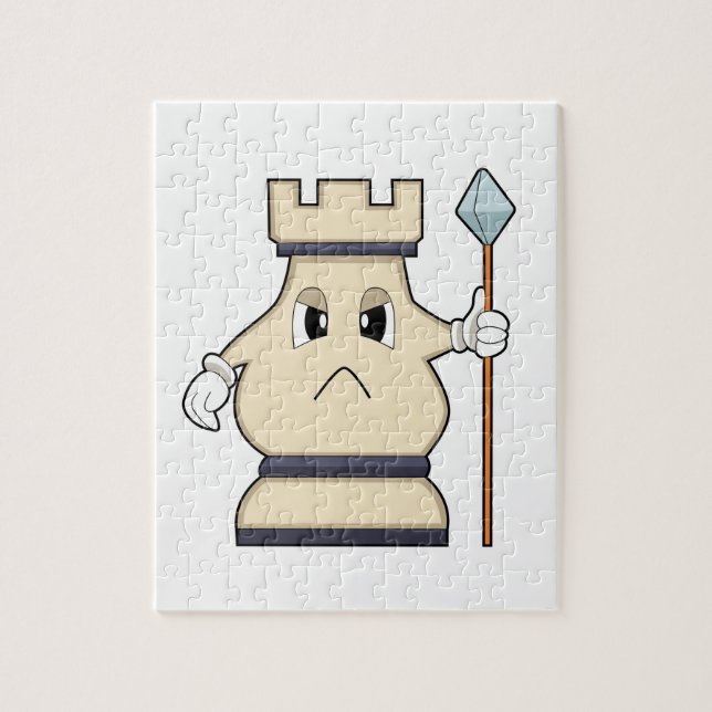 Chess biet Rook vid Chess.PNG Pussel (Vertikal)