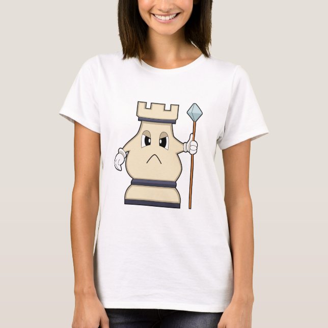 Chess biet Rook vid Chess.PNG T Shirt (Framsida)