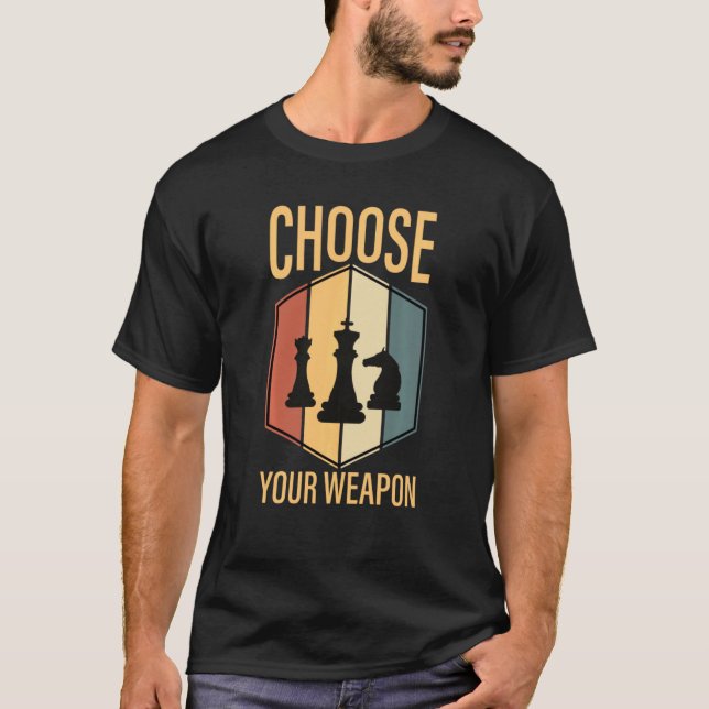 Chess Biet Välj din plan för vapenstillestånd T Shirt (Framsida)