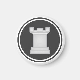 Chess Biet White Rook Magnet