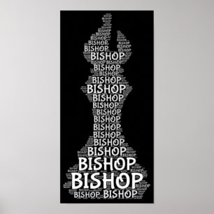 Chess Bishop Ord Bild Poster