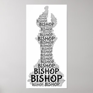 Chess Bishop Ord Bild Poster