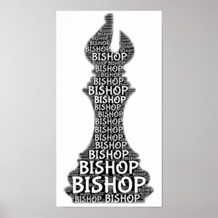 Chess Bishop Ord Bild Poster