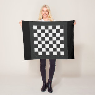 Chess Board Fleecefilt