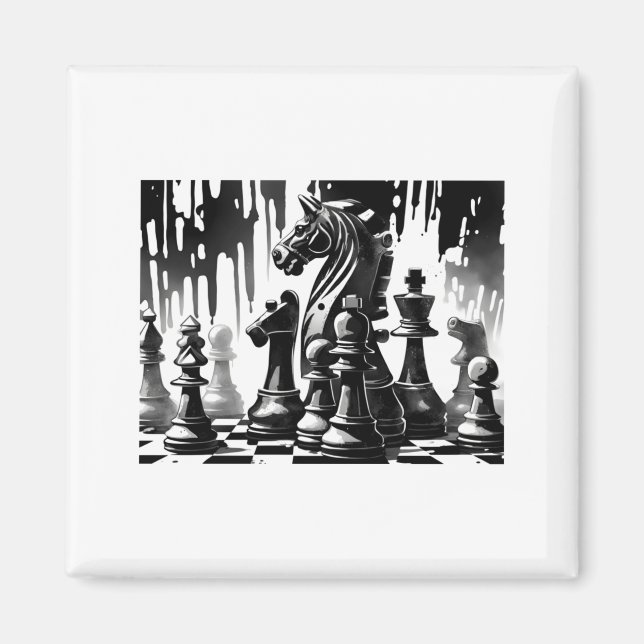 Chess Board  Magnet (Framsidan)