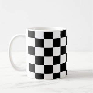 Chess Board mönster mugg. Kaffemugg