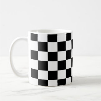 Chess Board mönster mugg. Kaffemugg