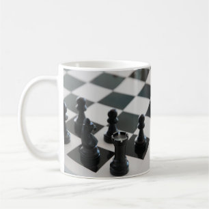 Chess Board och Delar Mugg