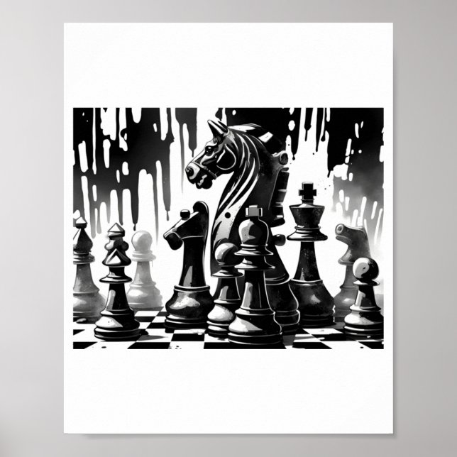 Chess Board  Poster (Framsidan)