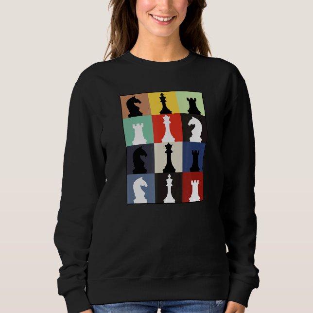 Chess Board Tee Humor Set Player Chess (Framsida)
