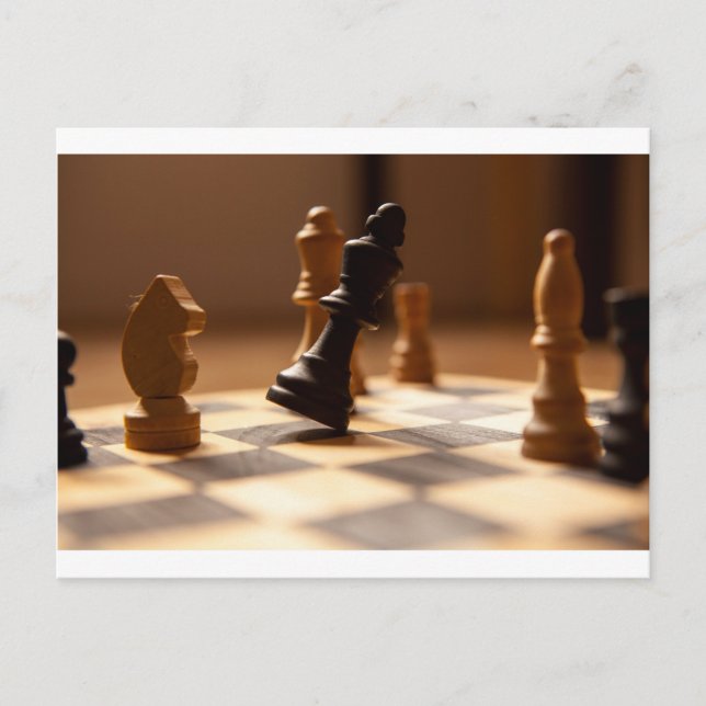 Chess Board Vykort (Framsida)