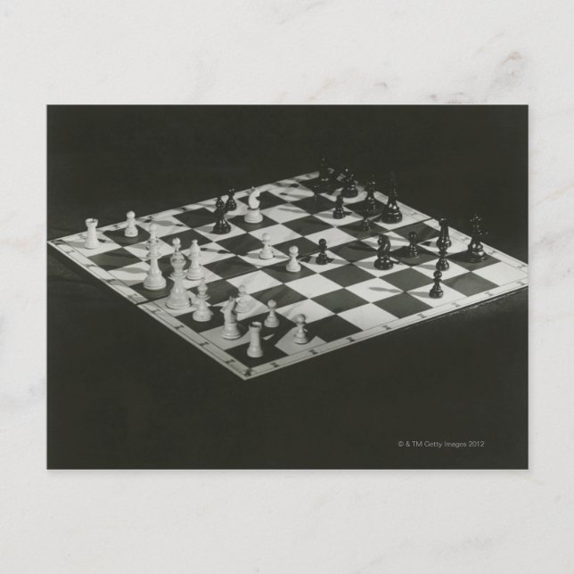 Chess Board Vykort (Framsida)