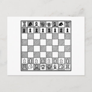 Chess Board Vykort