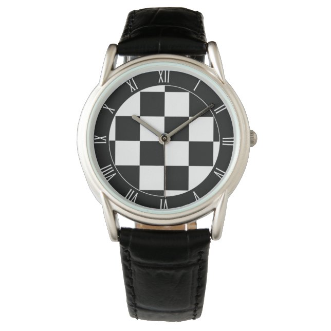 Chess Board Watches Armbandsur (Framsida)