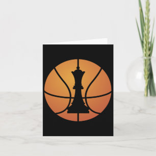Chess Bysketbyll Gift Roligt for Game Board Kung C Kort