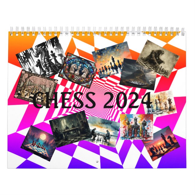 Chess Calendar 2024 Kalender (Omslag)