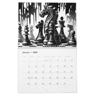 Chess Calendar 2025 Kalender