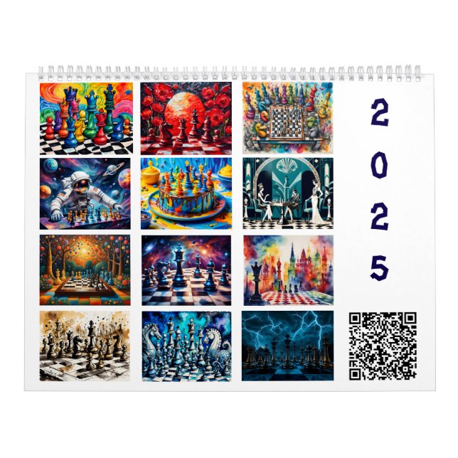 Chess Calendar 2025 Kalender (Omslag)