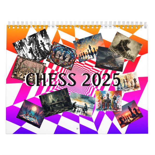 Chess Calendar 2025 Kalender (Omslag)