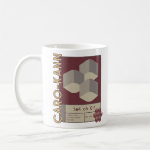 Chess Caro-Kann Kaffemugg