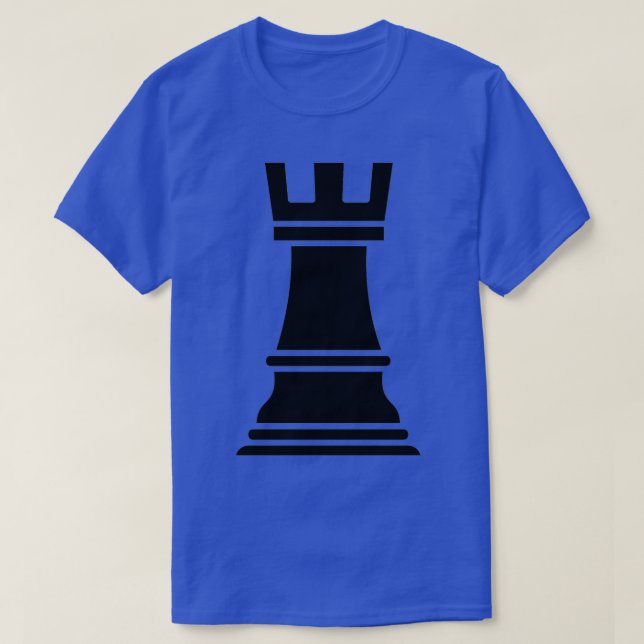 Chess Castle Rook T Shirt (Design framsida)