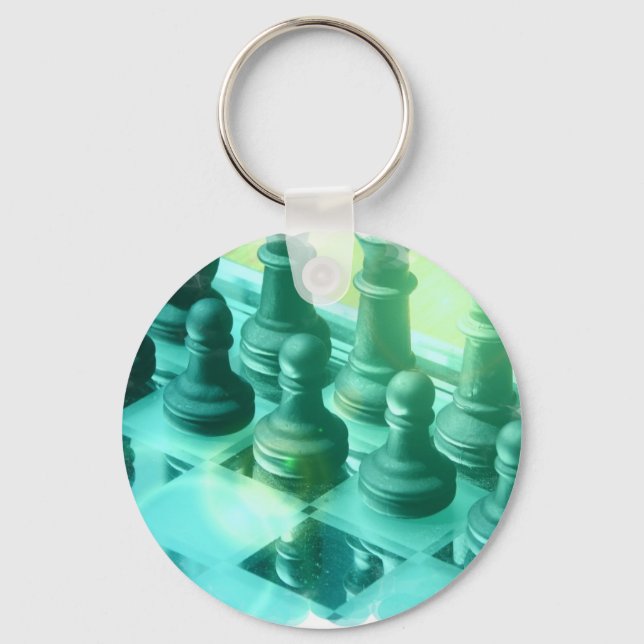 Chess Champ Keychain Nyckelring (Framsida)