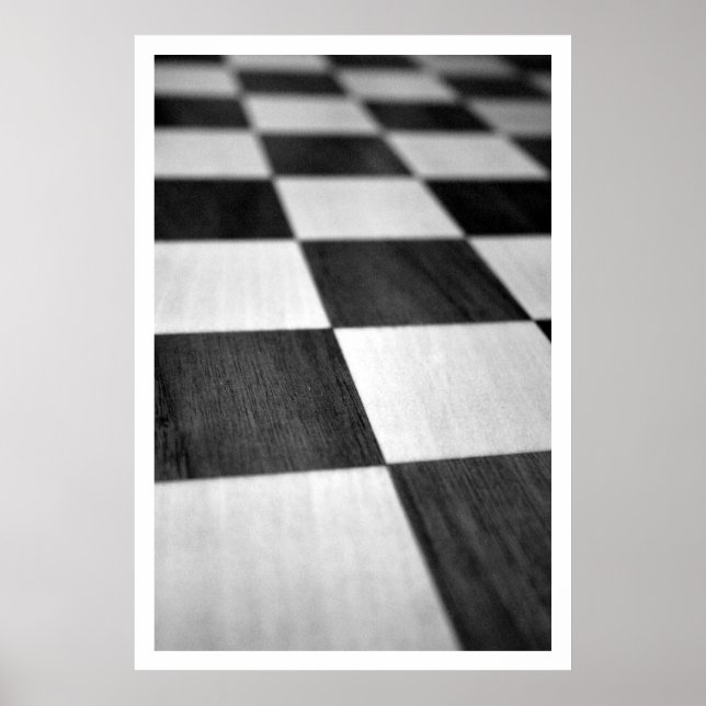 Chess/Checkboard Poster (Framsidan)