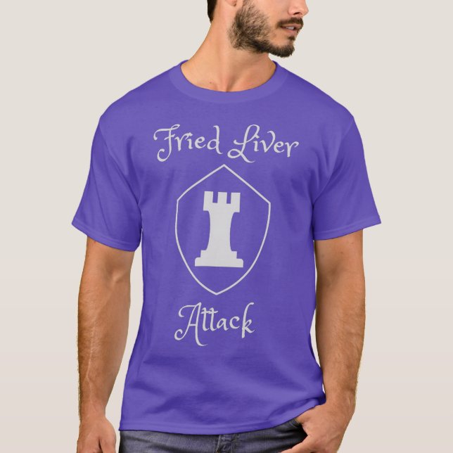 Chess Checkmate Fried Liver T Shirt (Framsida)