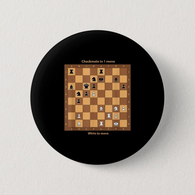Chess Checkmate, spela bara upp schackcitattecken  Knapp (Framsida)
