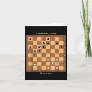Chess Checkmate, spela bara upp schackcitattecken Kort