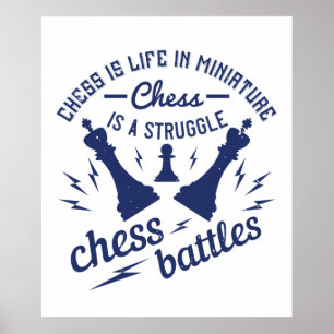 Chess - Chess är ett liv i miniatyr Poster