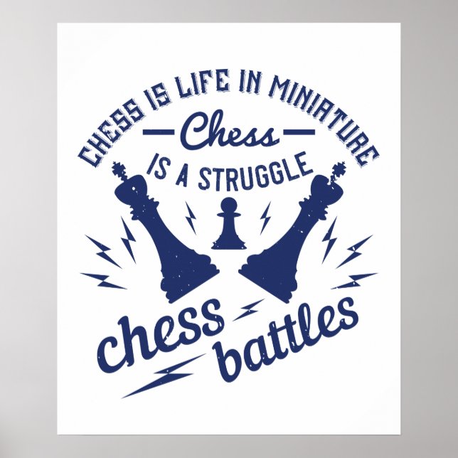 Chess - Chess är ett liv i miniatyr Poster (Framsidan)