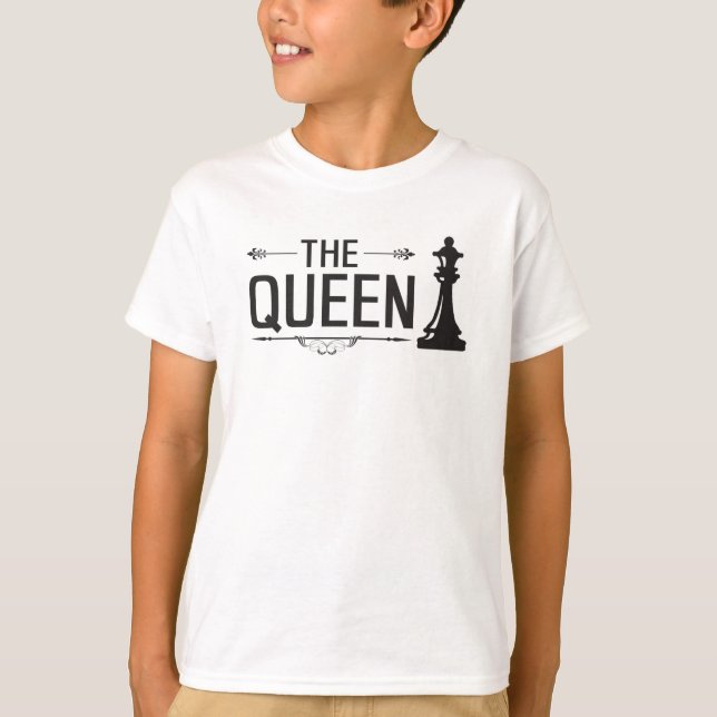 Chess Chess Board Checkmate Queen Board Gift Idea T Shirt (Framsida)