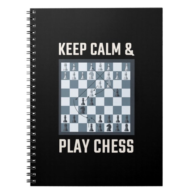 Chess Chess Board Chess Player Anteckningsbok (Framsidan)